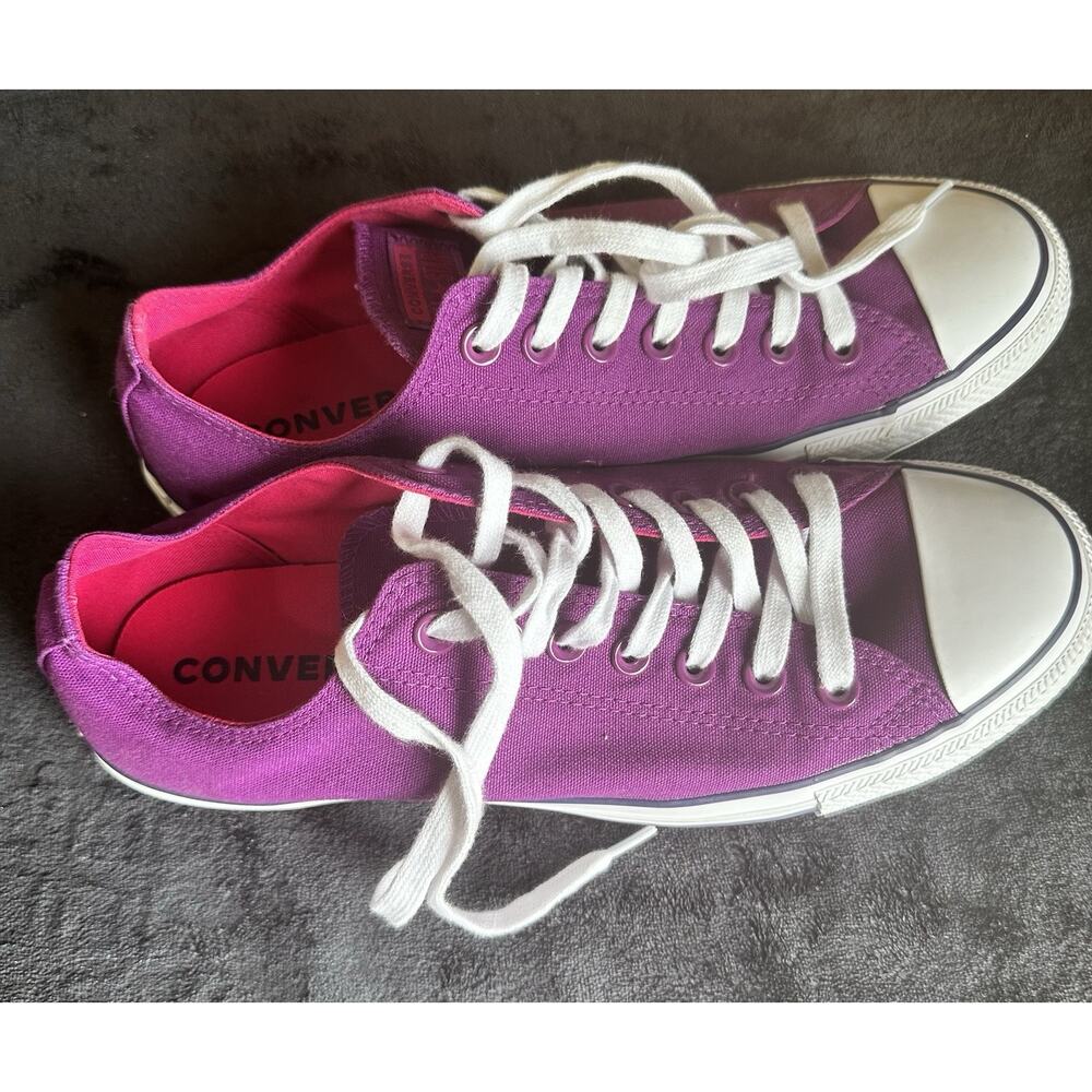 Converse All Star Chuck Taylor Purple Sneakers M9 W11 - Picture 2 of 7